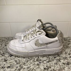 Nike W AF1 Pixel SE Zebra White Summit White Sneakers DH9632-100 Women's 9.5